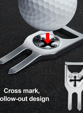 1pc Golf Divot Tool with Golf Ball Tool Marker Pitch Groove