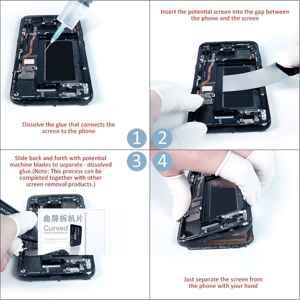 Disassembly Blades Curved Screen Opener Tools Curved Screen