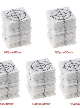 100 Pcs Reflector Sheet Reflective Tape Total Station 20/30/