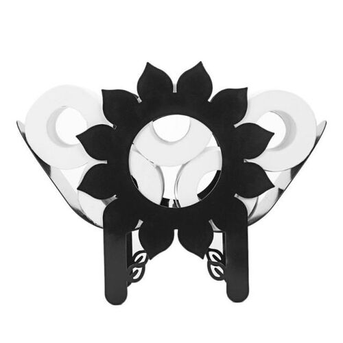 Home Iron Roll Paper Towel Holder Flower Crafts Bathroom Ra