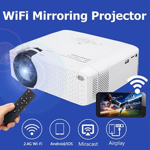 Full HD 1080P 3D LED Wifi Video Projector Mini Portable Smar