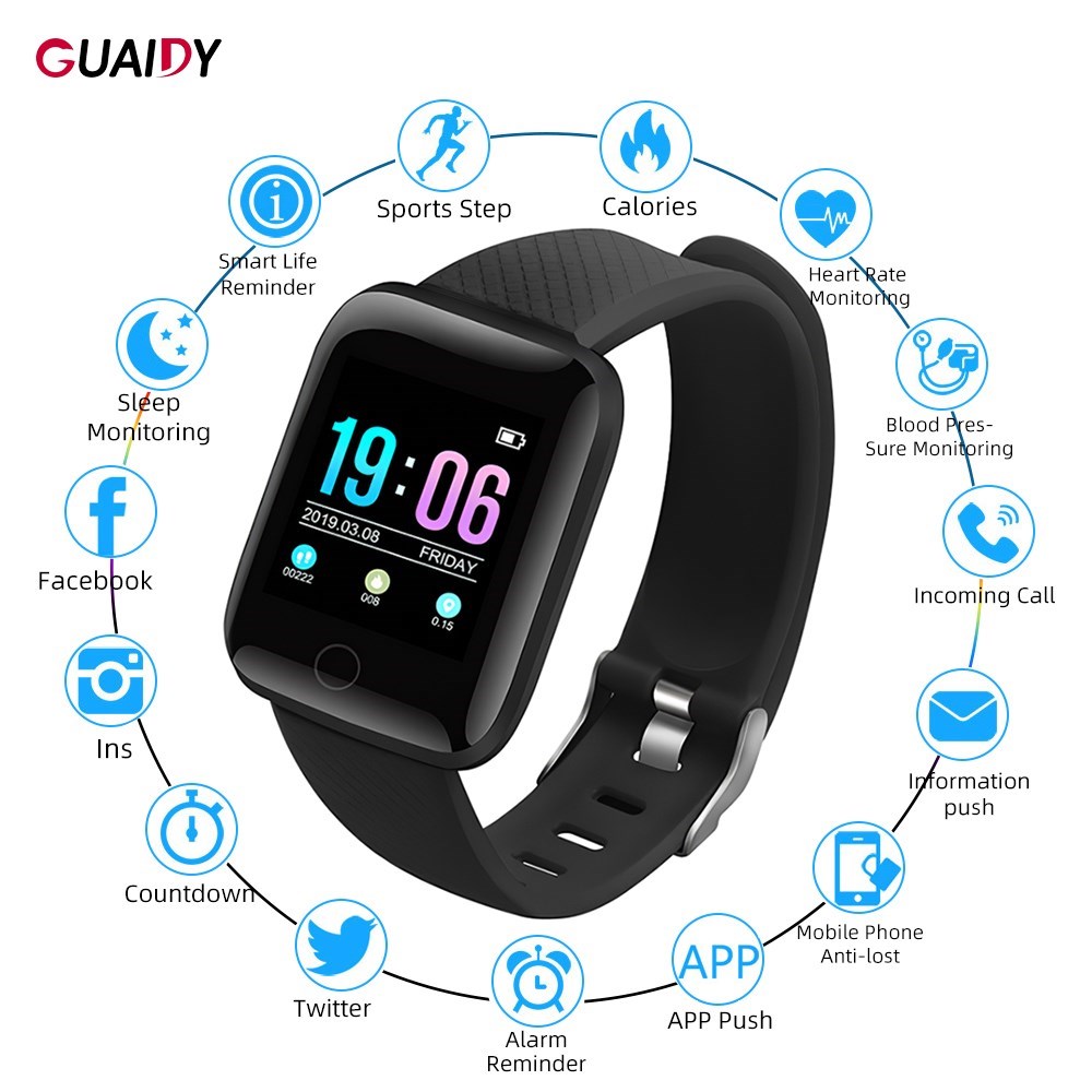 Smart Bracelet Heart Rate Health Sleep Monitoring Intelligen