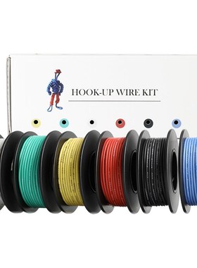 36m/box  Hook-up Stranded Wire 26 AWG UL3132 Flexible Silico