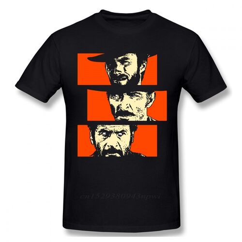 The Good the Bad and  Ugly Blondie Angel Eyes Tuco Cowboy T