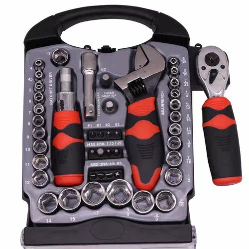 1 Set Of Combination Tools Ratchet Handle Wrench Spare Socke