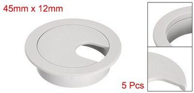 uxcell Uxcell High Quality 5 Pcs Cable Hole Cover, 1-3/8 Inc