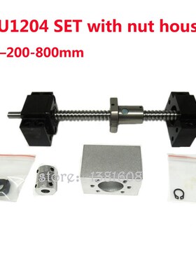 SFU1204 SETSFU1204 Length 200 to 800 mm Rolled Ball Screw C