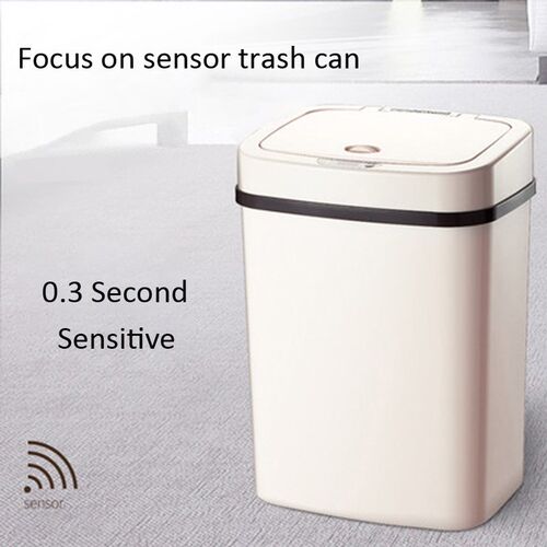 Touchless Trash Can Automatic Sensor Dustbin Battery ABS Pl