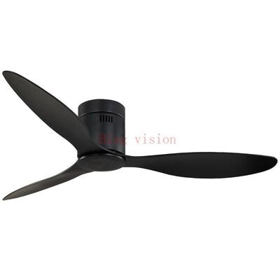 American Industrial Vintage Ceiling Fan without Lights with