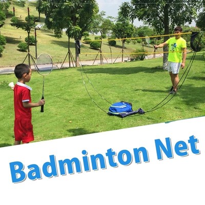 60CM Portable Badminton Net Frame Tennis Volleyball Training