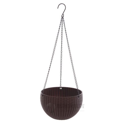 Chain Hanging Planters Flower Pot Basket Plastic Vase Garden