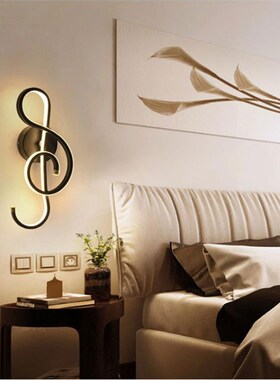 Alunum note shape wall light 22W AC90V-260V Modern Minimalis