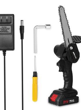 KKmoon 6 Inch 21V Mini Electric Pruning Saws Portable Rechar