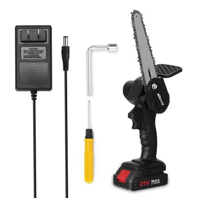 KKmoon 6 Inch 21V Mini Electric Pruning Saws Portable Rechar