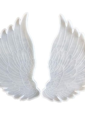 2Pcs DIY Wing Coaster Resin Mold Teacup Bowl Mat Trays Silic