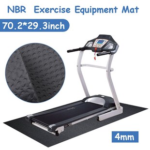 180x75cm NBR Exercise Mat Gym Fitness Equipment For Treadmil