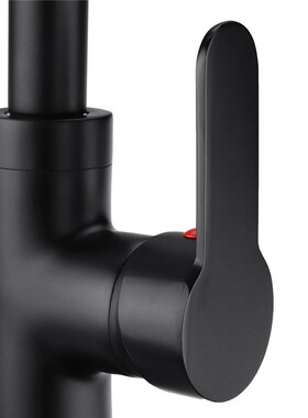 Black Faucet Black Copper Bathroom Basin Faucet 360 Rotatabl