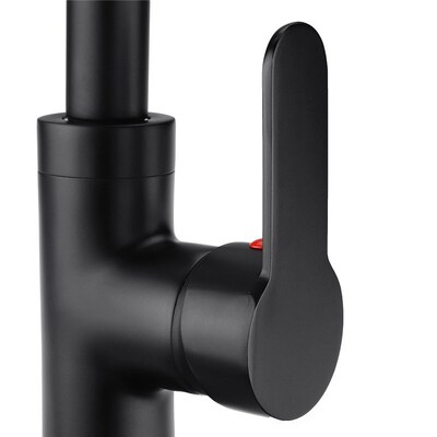 Black Faucet Black Copper Bathroom Basin Faucet 360 Rotatabl