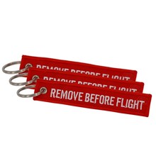 POMPOM 5 PCS/LOT Remove Before Flight Key Chain Ring  Aviati