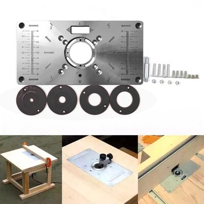 Carpinter Router Table Insert Plate Woodworking Benches Alum