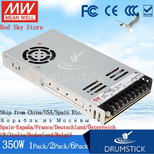 Steady Meanwell 350W Power Supply LRS-350-24V 5V 12V 15V 36V