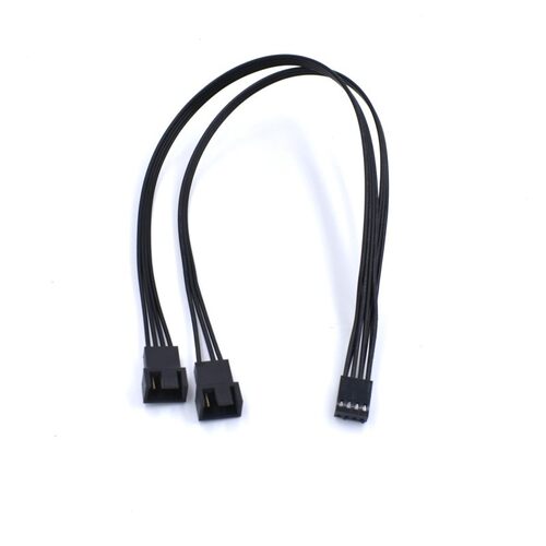 4-Pin PWM Fan Power Supply Cable 1 to 2 Splitter Power Exten