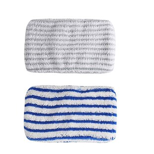 2pcs Microfibre Cloth Pads For Rowenta Clean&Steam ZR005801