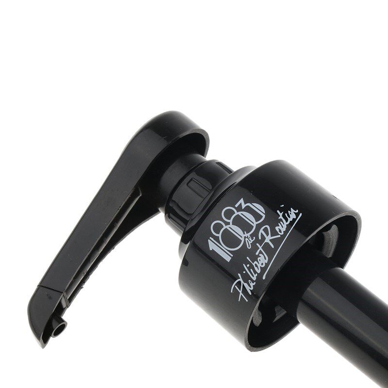 4 Pcs Coffee 1 Liter Dispenser Syrup Pump Black Liquid Dispe