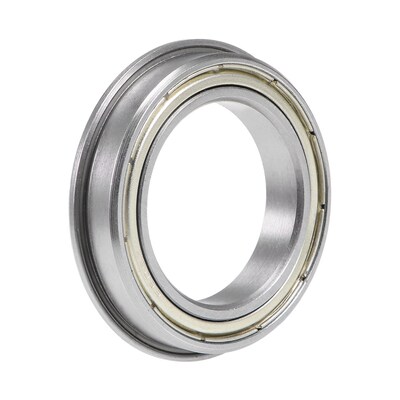 F6805ZZ Flange Ball Bearing 25x37x7mm Shielded Chrome Bearin