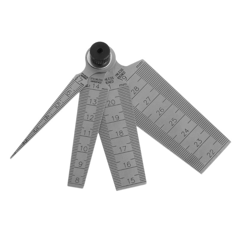 0mm-29mm Hole Measuring Taper Gauge Ruler Depth Inspecting T