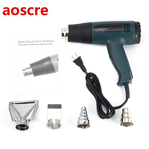 Hot Air Gun Thermostatic Plastic Welding Torch 1600W Electri