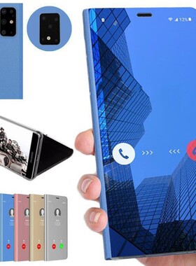 Smart Mirror Flip Phone Case For Samsung M10 20 30 40 Note