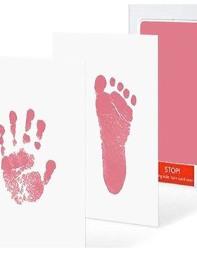 Baby Hand Foot Print Clean Inkless Touch Ink Pad Toddler Non