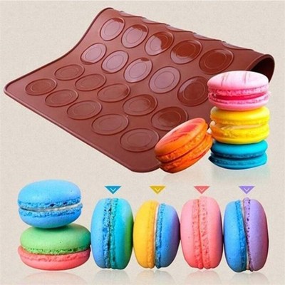 Silicone Macaron Macaroon Pastry Oven Baking Mould Sheet Mat