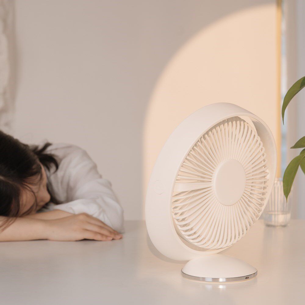 New MI 3life 327 Desktop Fan Air Circulation Rechargeable El