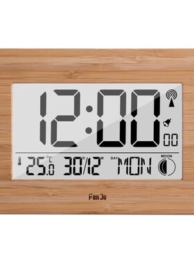 Digital Wall Alarm Clock Time Temperature Calendar Desktop C