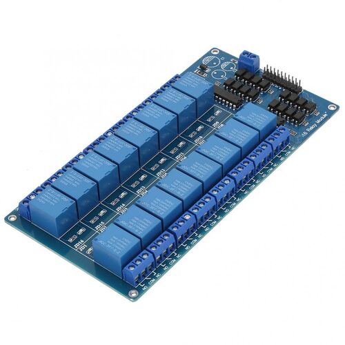 1pcs 5V  16-channel Relay Module Control Board with Optocoup