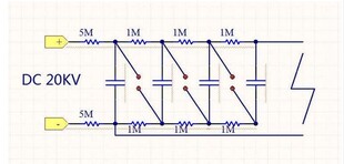 10- Stage Marx Generator Tesla Arc Pulse Generator Lightning