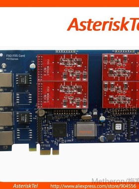 Asterisk card with 4 FXO port,FXO card PCI-E,Elastix ,Freepb