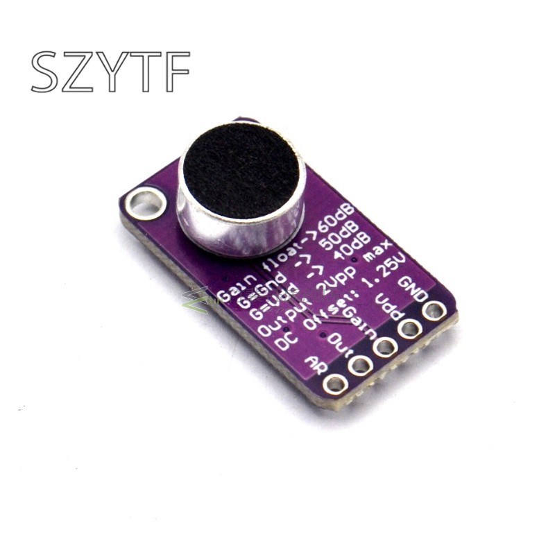 GY-MAX9814 Microphone AGC Amplifier Board Module Auto Gain C