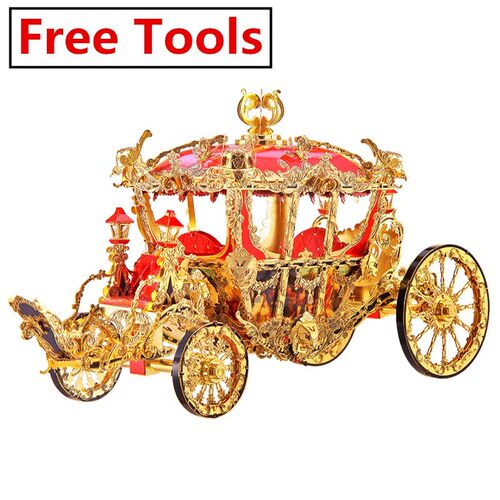 Piececool THE PRINCESS CARRIAGE 3d Puzzle Metal puzzle Asse