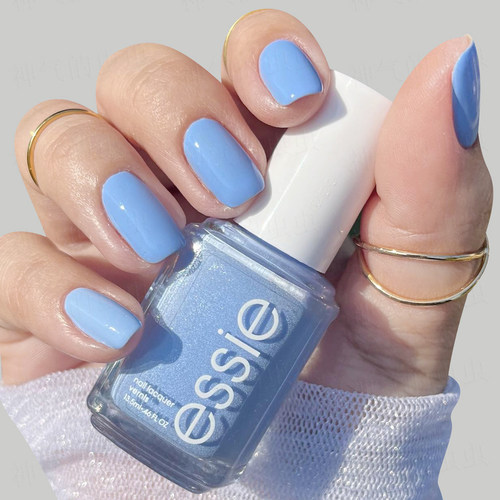 essie指甲油雾霾蓝迪兰色水雾蓝