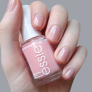 essie指甲油健康色水润透粉淡裸粉色473果冻透白sugar daddy免烤
