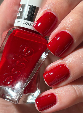 美国ESSIE扭扭瓶指甲油复古深红色345 bubbles only酒红色免烤白