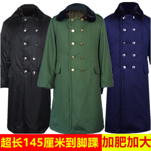 超长款加肥大码军棉大衣男冬季加厚冷冻库东北防寒服劳保棉衣加绒