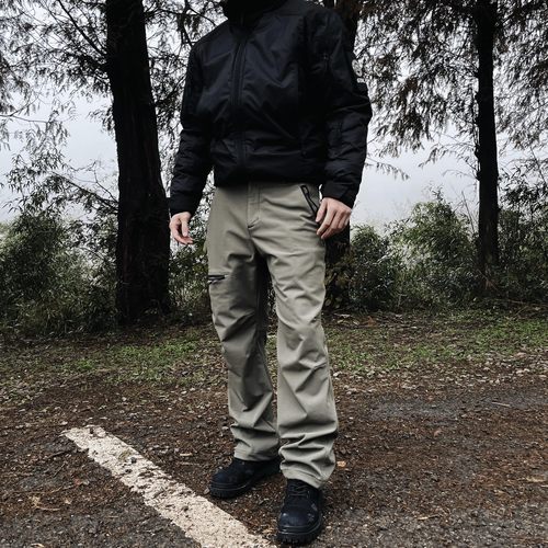 GTAL美式户外三防加绒直筒休闲裤