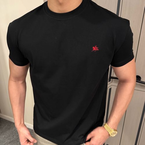 GTAL美式小马刺绣短袖凉感T恤