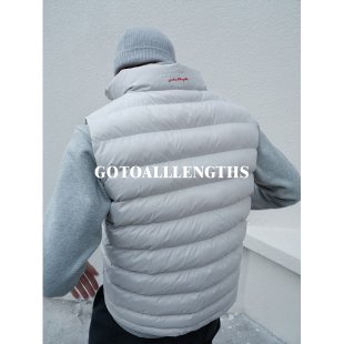 GTAL25AW美式 休闲户外上衣 排骨夹棉马甲珍珠棉刺绣立领保暖无袖