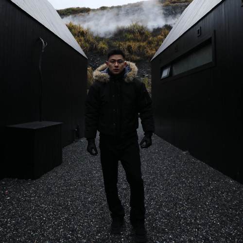 GTAL秋冬可拆卸帽加厚加绒棉衣