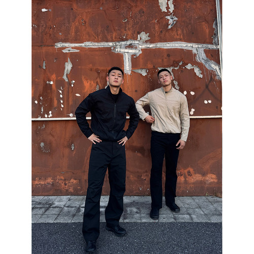 GTAL美式立领纯色机能风荒野夹克